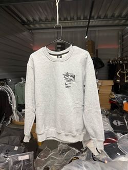 Nike x Stüssy Crewneck Sweatshirt color grey - throw offers&read below