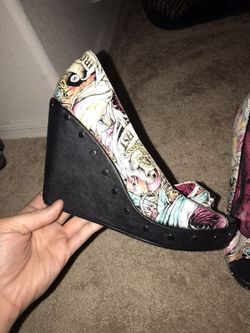 Iron Fist shark wedges size 9 women