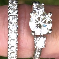 Engagement Ring With Wedding Band