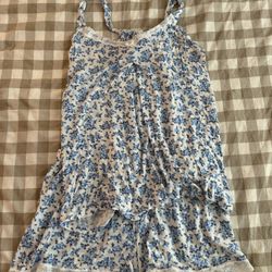 2 Piece Floral Pajama Set