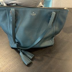 Kate Spade Turquoise Tote Purse/Bag