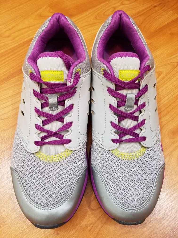 Excellent Vionic Venture Womens Walking Shoe Sneakers Gray Purple US 10
