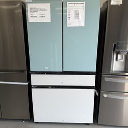 Samsung - BESPOKE 29 cu. ft 4-Door French Door Smart