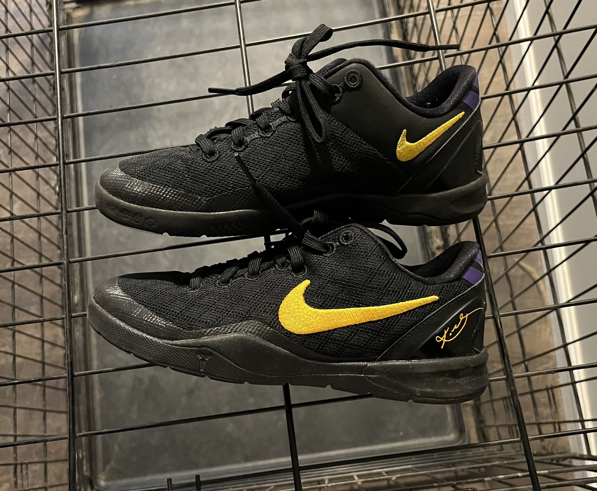 Kids Kobe 8 Laker’s Away Size 2.5