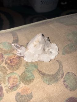 natural quartz crystal cluster