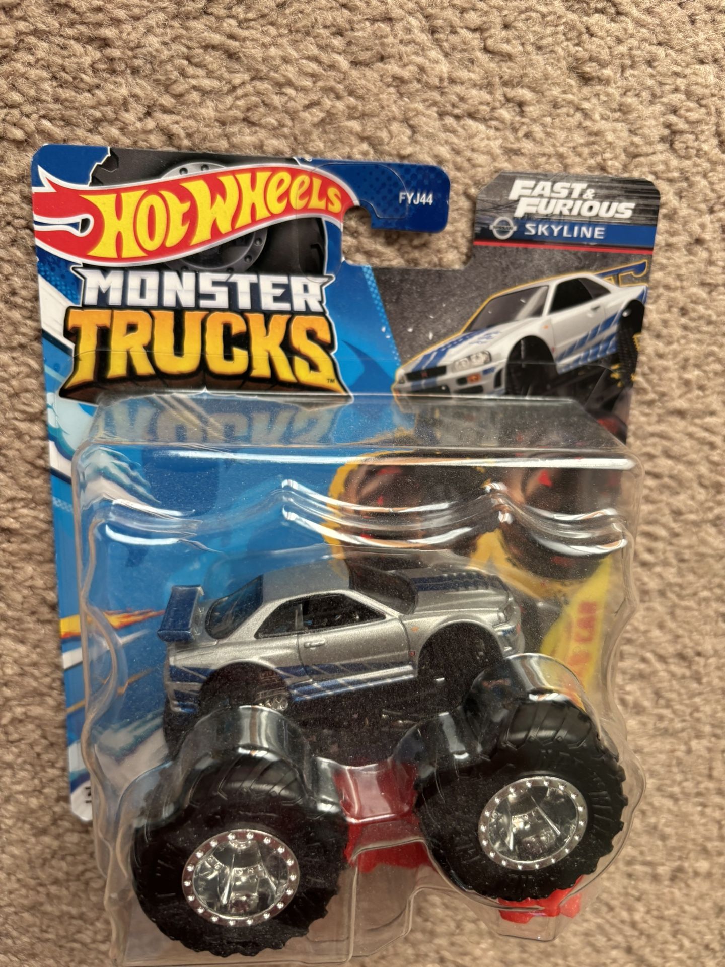 2025 Hot Wheels Monster Trucks Fast & Furious Nissan Skyline