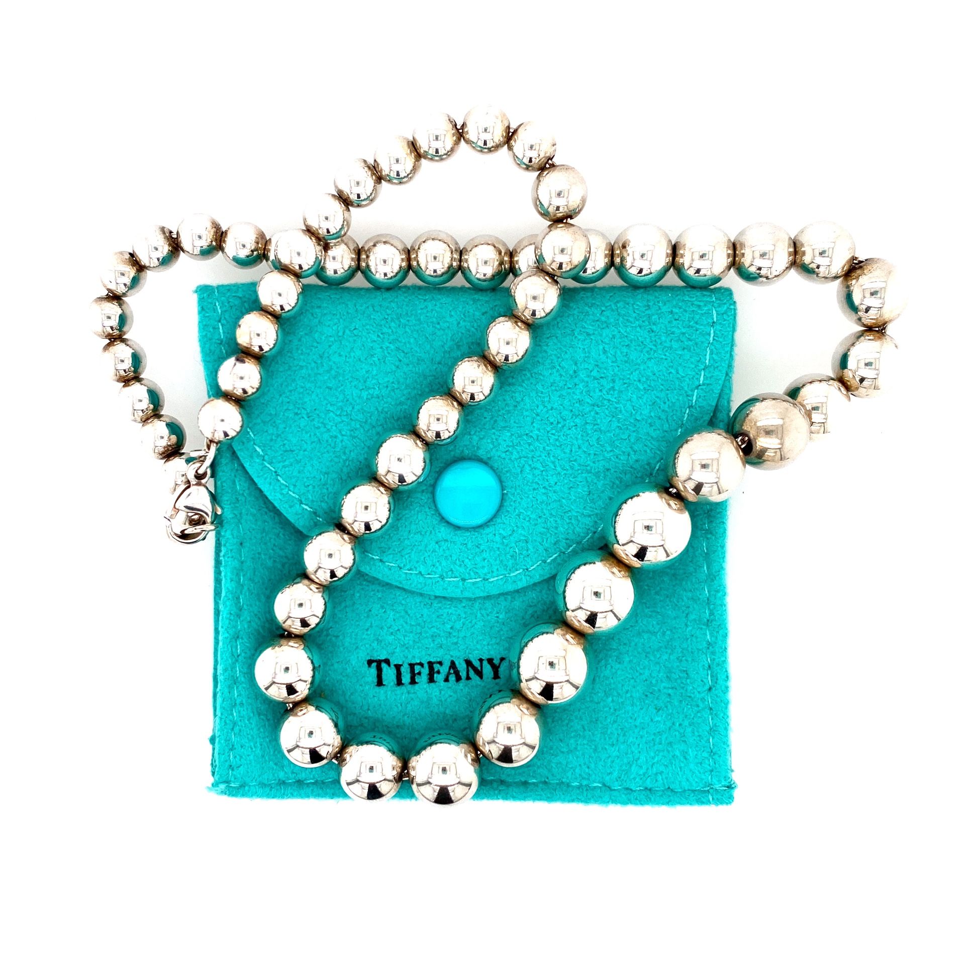 Tiffany and Co Graduated Ball Necklace