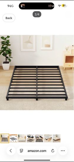 Foldable Queen bed frame
