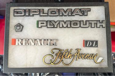 Vintage automotive emblems