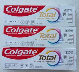 (3) Colgate Total Active Prevention Toothpaste