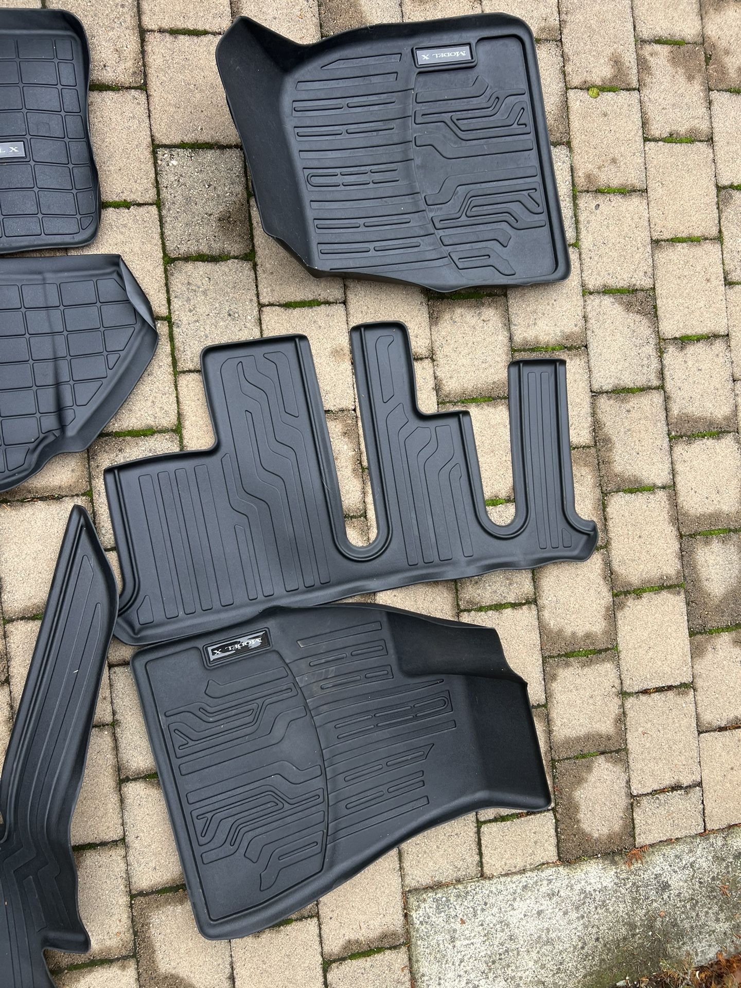 6 Seat Tesla Model X Weather Mats - 2016-2020 OEM
