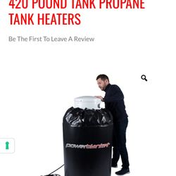420 POUND TANK PROPANE/ GAS CYLINDER TANK COVER (WEATHERPROOF HEATER)