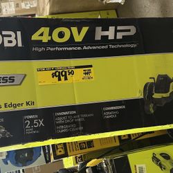 Ryobi 40v 9” Cordless Edger Kit