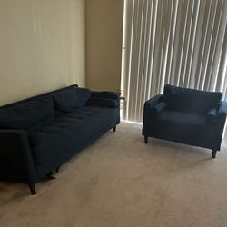 Blue Couch Set 
