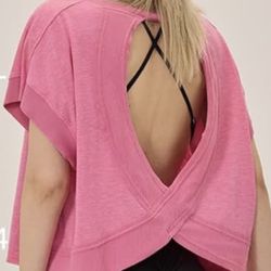 UNIANKIYA Open Back Workout Tops 