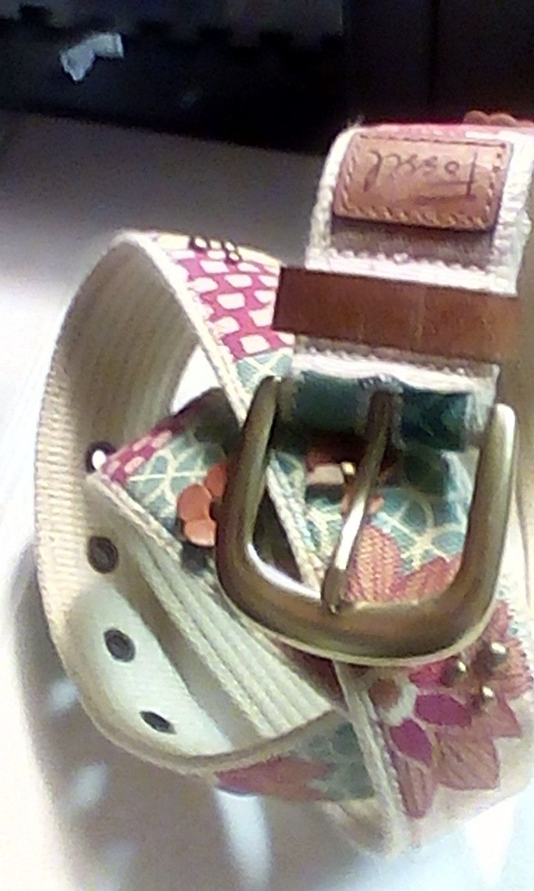 Fossil knitted belt