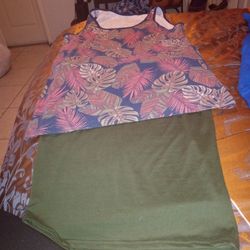 Lady Set Skirt Size L And Shirt L