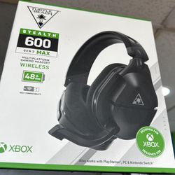 Turtle Beach Stealth 600 Gen 2 MAX W/L Gaming Headset for Xbox Series X|S , XBOX One, PS5, PS4, PS4 Pro, PS4 Slim, Nintendo Switch, PC & Mac - Black