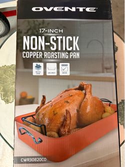 17-inch Non-Stick Copper Roasting Pan