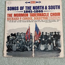 Songs Of The North & South 18 61–18 65 The Mormon Tabernacle Choir LP Record MS 6259
