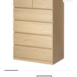 Ikea Malm 6-drawer Dresser