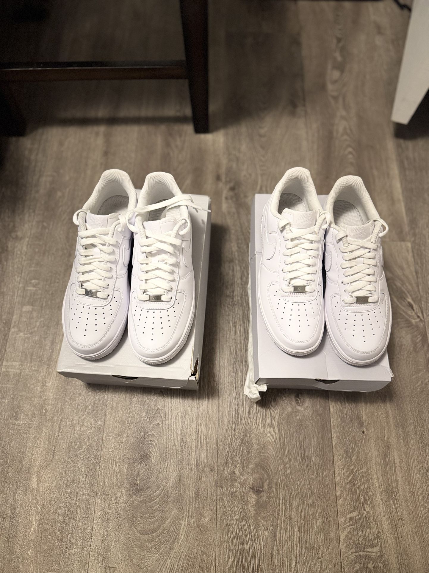 All White Air Force Ones