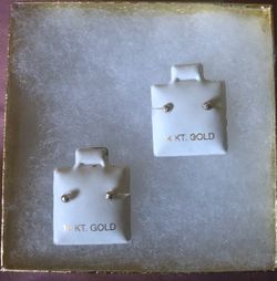 Real 14 kart gold earrings