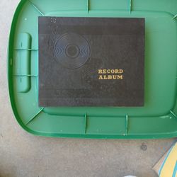 Vintage Record Album With 10 Shellac Records 
