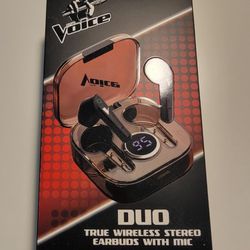 The Voice Duo Wireless Stereo Earbuds with Mic