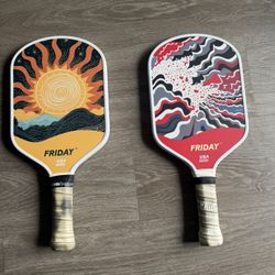 2 Friday Pickleball Paddles