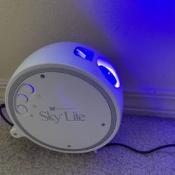 BlissLights Sky Lite LED Laser Star Projector Blue Stars Galaxy Lighting, Nebula Lamp with Timer