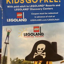 Legoland Coupon. Kids Go Free With Paying Adult 