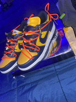 Off-White x Dunk Low 'University Gold'