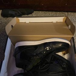  Air Jordan one mid se black Patent leather s