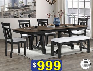 6 Pc Dining set