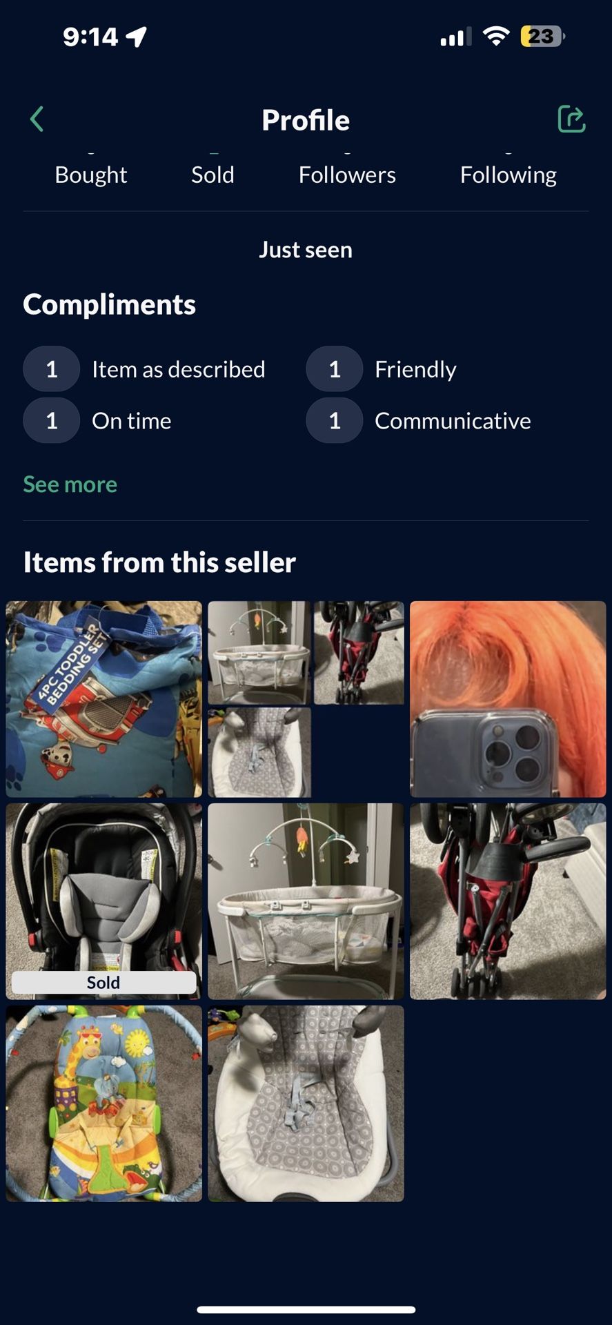 Baby Items , Go To Page To View , If It’s Not Marked Sold It’s Still Available