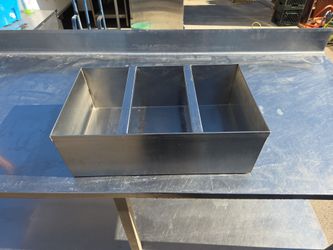 Bin, Storage Stainless 21 x 12 x 7"