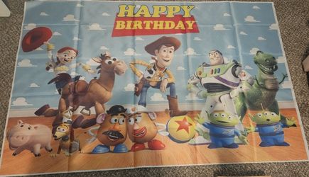 Toy Story Birthday Banner