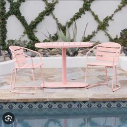 New Outdoor Table And 2 Chairs