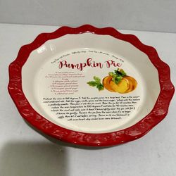 Pioneer Woman Pumpkin Pie Plate