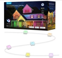 Govee 100ft RGBICW White Permanent Outdoor Lights Elite: LED String Lights, 72 Counts