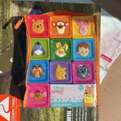 Disney Baby 10 Soft Blocks Winnie The Pooh (SUPER NICE)