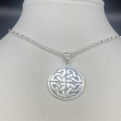 925 Vintage Celtic Necklace 