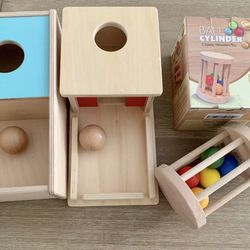 Lovevery Wooden Classic Montessori Toy Bundle Lot 