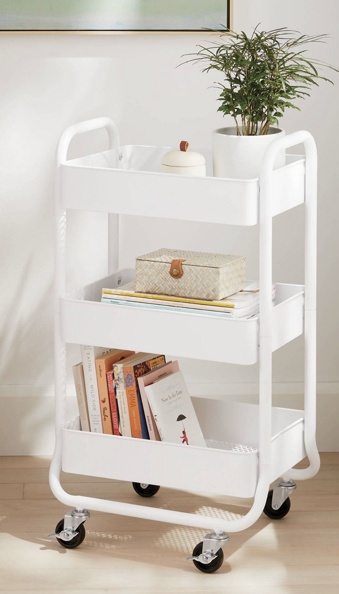 White Rolling Cart Brightroom Target