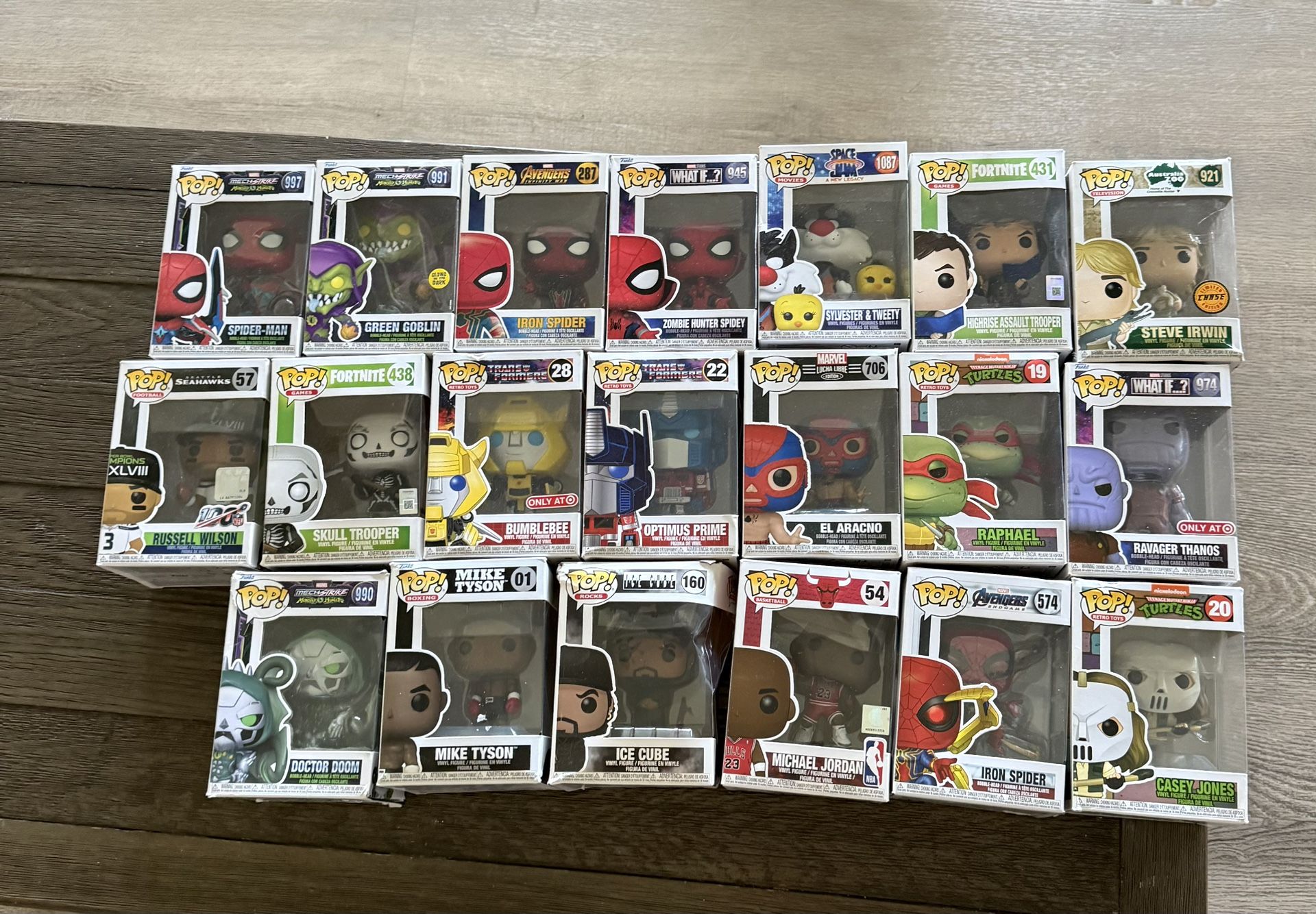funko pops (info in description)