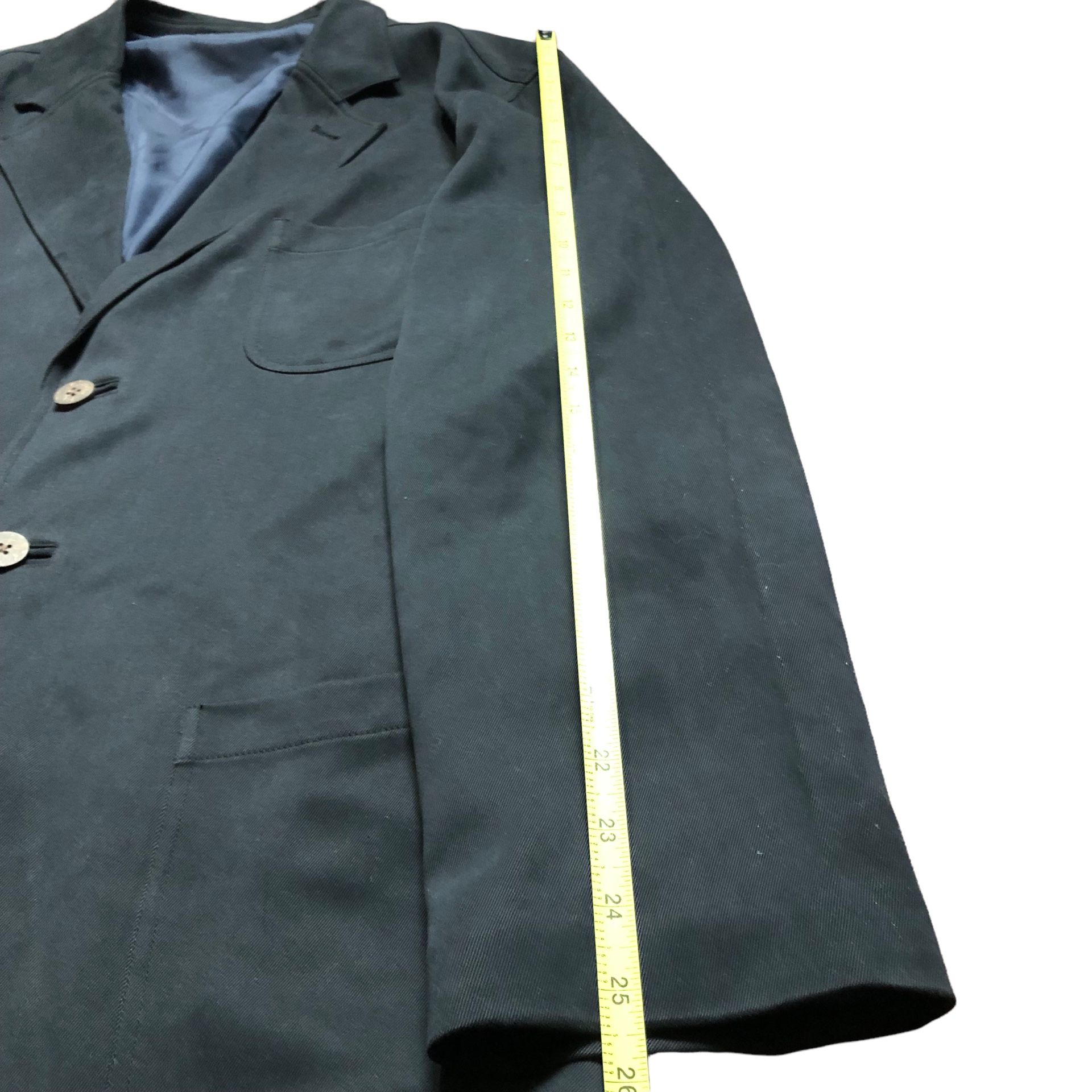 tommy bahama blazer sport coat size L silk black 3 button single vent. 