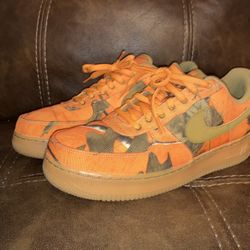 Orange Camo Real Tree Air Force 1 Size 11.5