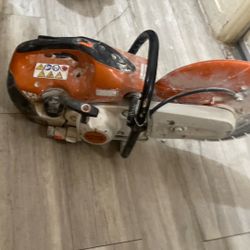 Stihl TS420 concrete saw