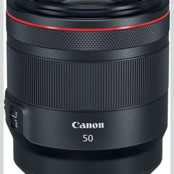 Canon RF50mm F 1.2L USM Standard Lens, Black